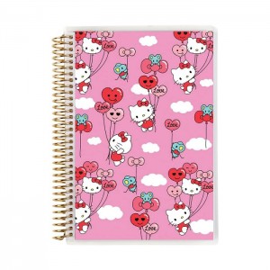 Hello Kitty Hello Kitty x Erin Condren Balloons A5 Coiled Notebook Roz | RO_HK77070