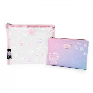 Hello Kitty Hello Kitty x Impressions Vanity 50th Anniv. Slim Pouch Set Roz | RO_HK49396