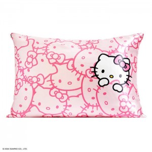 Hello Kitty Hello Kitty x Kitsch Faces Pillowcase (Pink) Roz | RO_HK48890