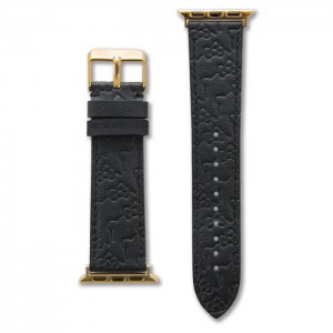 Hello Kitty Hello Kitty x Sonix Classic Black Leather Watch Band Negrii | RO_HK35736