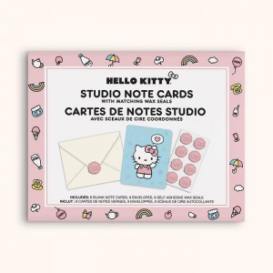 Hello Kitty Hello Kitty x Studio Oh! Classic Pink 25-Pc Note Cards & Wax Seals Set Roz | RO_HK58532