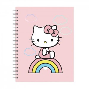 Hello Kitty Hello Kitty x Studio Oh! Classic Pink Extra-Large Spiral Notebook Roz | RO_HK70968