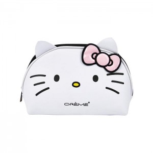 Hello Kitty Hello Kitty x The Crème Shop Dome Makeup Travel Pouch (Pink) Albi | RO_HK96872