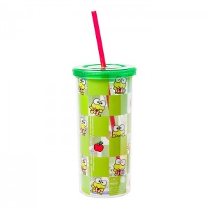 Hello Kitty Keroppi 20oz Apples Travel Tumbler Verzi | RO_HK81132