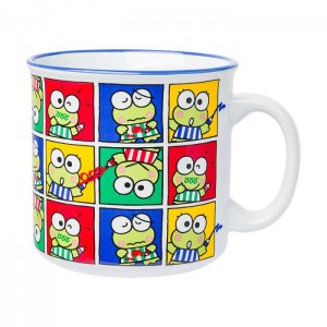 Hello Kitty Keroppi Ceramic Mug (Grid Pose) Colorati | RO_HK65902