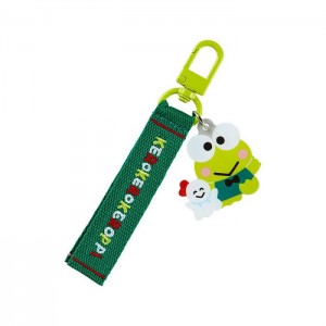 Hello Kitty Keroppi Logo Keychain (Sanrio Character Award Series) Verzi | RO_HK59394