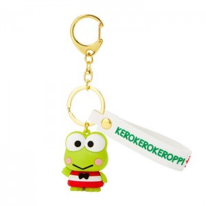 Hello Kitty Keroppi Signature Keychain Verzi | RO_HK42625