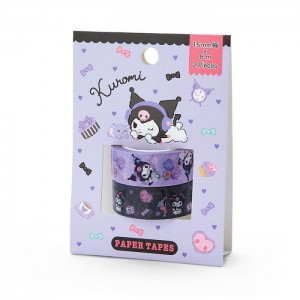 Hello Kitty Kuromi 2-Piece Washi Tape Set Violet | RO_HK31980