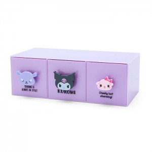 Hello Kitty Kuromi 3-Tier Besties Stacking Container Violet | RO_HK69554