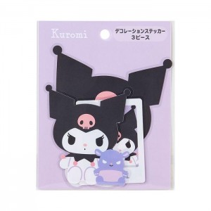 Hello Kitty Kuromi 3-pc Dress Your Tech Sticker Set Negrii Violet | RO_HK90431