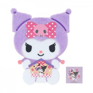 Hello Kitty Kuromi Fuzzy Enclosure Envelope Violet | RO_HK84460