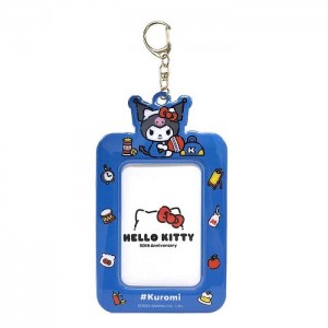 Hello Kitty Kuromi ID Badge Holder (Hello, Everyone! Series) Albastri | RO_HK79382