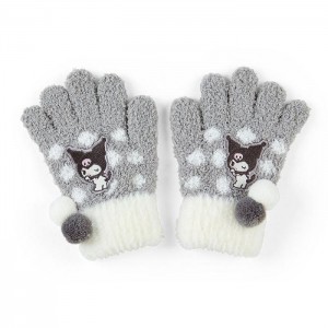 Hello Kitty Kuromi Kids Cozy Gloves Gri Albi | RO_HK75384