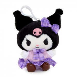 Hello Kitty Kuromi Mascot Clip (Uniform Series) Violet Negrii | RO_HK76807