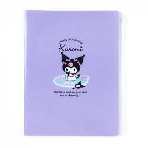 Hello Kitty Kuromi Multi-Pocket File Folder Violet | RO_HK30381