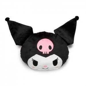 Hello Kitty Kuromi Oversized Face Plush (Just Lounging Series) Negrii | RO_HK45919