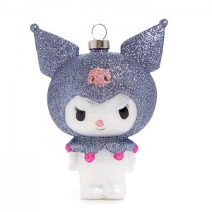 Hello Kitty Kuromi x Kat + Annie Glass Ornament Gri | RO_HK83424