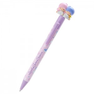 Hello Kitty LittleTwinStars Mascot Ballpoint Pen Violet | RO_HK97540