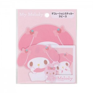 Hello Kitty My Melody 3-pc Dress Your Tech Sticker Set Roz | RO_HK96636