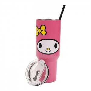 Hello Kitty My Melody 40oz Stainless Steel Travel Tumbler Roz | RO_HK80348