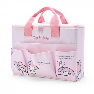 Hello Kitty My Melody Canvas Covered Storage Box Roz | RO_HK94802