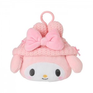 Hello Kitty My Melody Cozy Cap Mascot Clip Pouch Roz | RO_HK69711