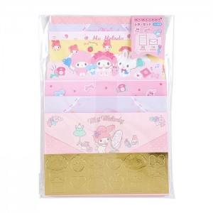 Hello Kitty My Melody Deluxe Letter Set Roz | RO_HK73807