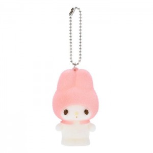 Hello Kitty My Melody Flocked Keychain Mascot Roz | RO_HK85336