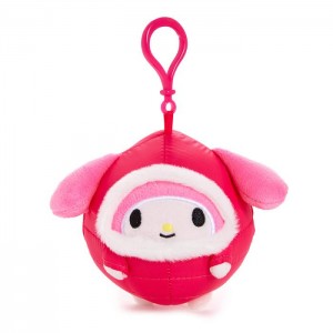 Hello Kitty My Melody Mascot Clip (Winter Puffer Series) Rosii | RO_HK13313