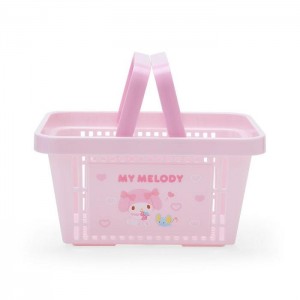 Hello Kitty My Melody Mini Shopping Storage Basket Roz | RO_HK45684