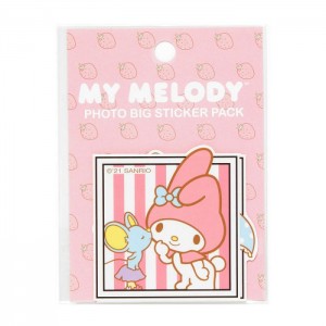 Hello Kitty My Melody Photo Big Sticker Pack Roz | RO_HK73665