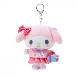 Hello Kitty My Melody Plush Mascot Keychain (Sanrio Academy Series) Roz | RO_HK20260