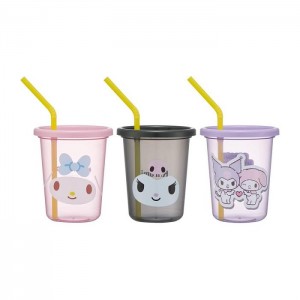 Hello Kitty My Melody & Kuromi Complete Tumbler 3pc Set Colorati | RO_HK44415