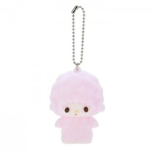 Hello Kitty My Sweet Piano Flocked Keychain Mascot Violet | RO_HK47573