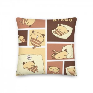 Hello Kitty Nyago Lazy Day 18" Square Pillow Colorati | RO_HK17654