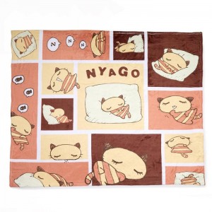 Hello Kitty Nyago Lazy Day Throw Blanket Colorati | RO_HK59915