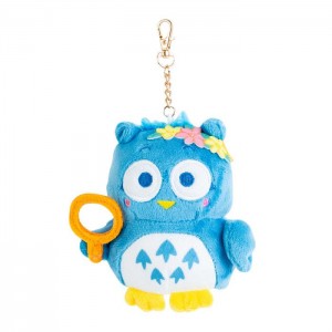 Hello Kitty PataPataPeppy Plush Mascot Keychain (Flower Power Series) Albastri | RO_HK41267