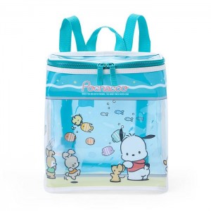 Hello Kitty Pochacco Clear View Kids Backpack Albastri | RO_HK95433