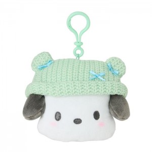 Hello Kitty Pochacco Cozy Cap Mascot Clip Pouch Verzi Albi | RO_HK91538