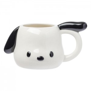 Hello Kitty Pochacco Face Ceramic Sculpted Mug Albi | RO_HK54670