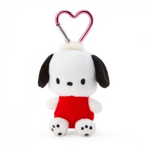 Hello Kitty Pochacco Plush Mascot All My Heart Keychain Albi Rosii | RO_HK75663