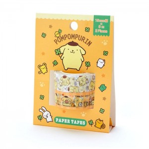 Hello Kitty Pompompurin 2-Piece Washi Tape Set Galbeni | RO_HK86774