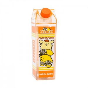 Hello Kitty Pompompurin Milk Carton Water Bottle (Lemon) Galbeni | RO_HK52705