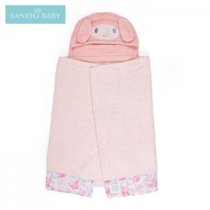 Hello Kitty Sanrio Baby My Melody Hooded Bath Wrap Roz | RO_HK38503