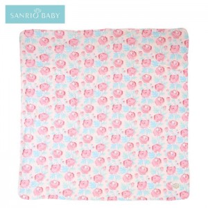 Hello Kitty Sanrio Baby Organic Cotton Hello Kitty Swaddle Blanket Roz | RO_HK41363