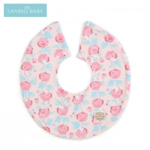 Hello Kitty Sanrio Baby Organic Cotton Hello Kitty Bib Roz | RO_HK14487