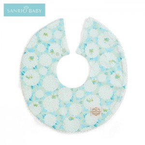 Hello Kitty Sanrio Baby Organic Cotton Keroppi Bib Albastri | RO_HK84427