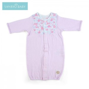 Hello Kitty Sanrio Baby Organic Cotton My Melody Convertible Gown Violet | RO_HK64398