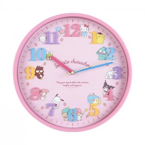 Hello Kitty Sanrio Characters Wall Clock Roz | RO_HK41299