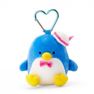 Hello Kitty Tuxedosam Plush Mascot All My Heart Keychain Albastri Albi | RO_HK16013